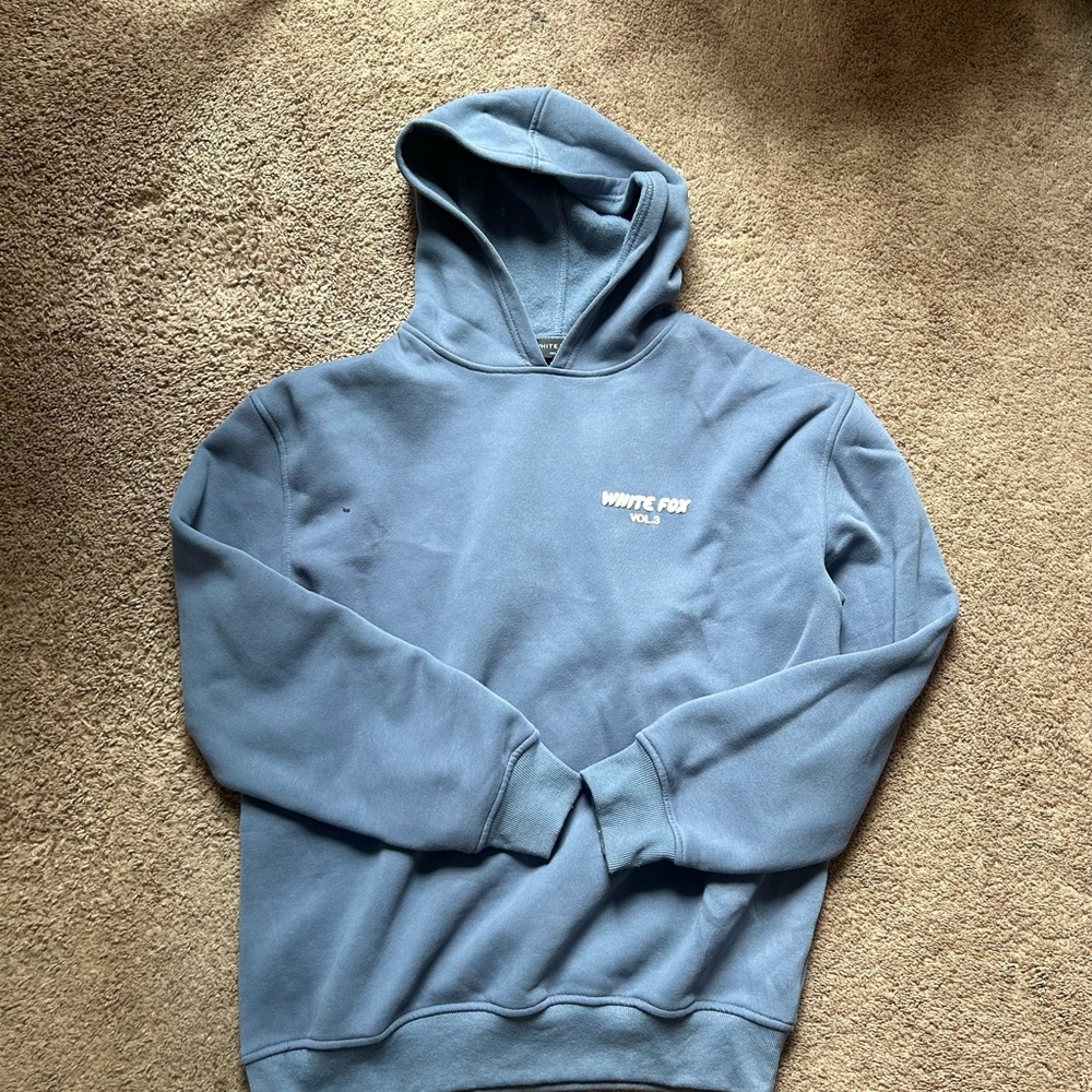 White Fox Boutique Blue Hoodie